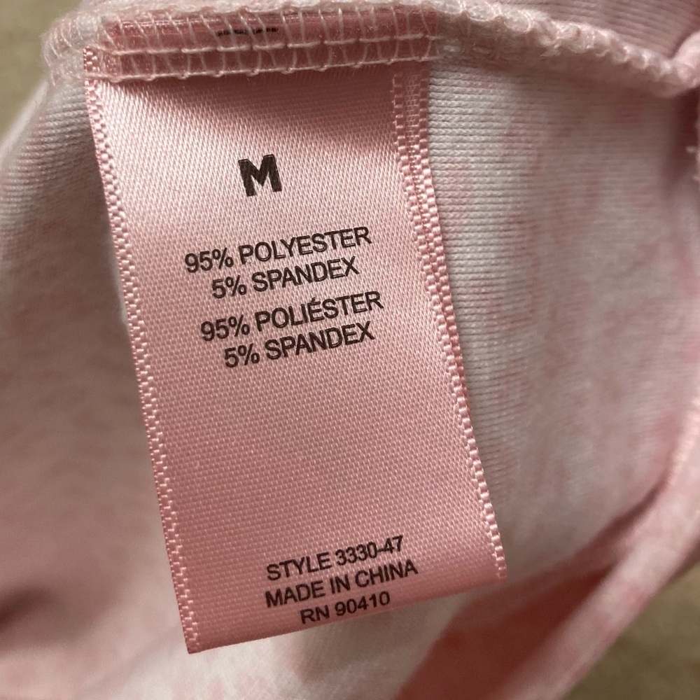 Juicy Couture Two Piece Pink Cheetah Print Velour Sleep Set, Lounge, Size Medium - Picture 4 of 12